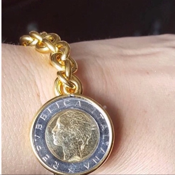 18k Italian Lira Bracelet - Picture 6 of 8